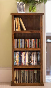 MoonWooden Solid Sheesham Wooden Bookshelf | Book Shelf Cabinet for Home & Office Living Room
