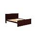 MoonWooden Sheesham Wood Bed Without Storage Wooden Double Bed Cot Bed Furniture for Bedroom Living Room Home|Nivaar Degine with Dark Honney (Model-2, King)