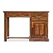 moonwooden Sheesham Wood Writing Study Table for Home and Office with Chair | Study Desk | Natural Honey Finish