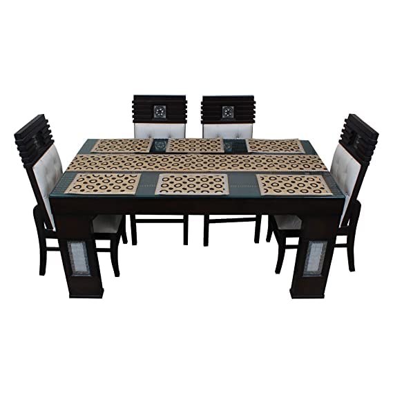 MoonWooden Sheesham Wood Dining Table 4 Seater Dining Table with Chair || Dining Table Set || Dining Room Set || Four Seater Dining Set | 4 Seater, Warm Chestnut Finish (Black)